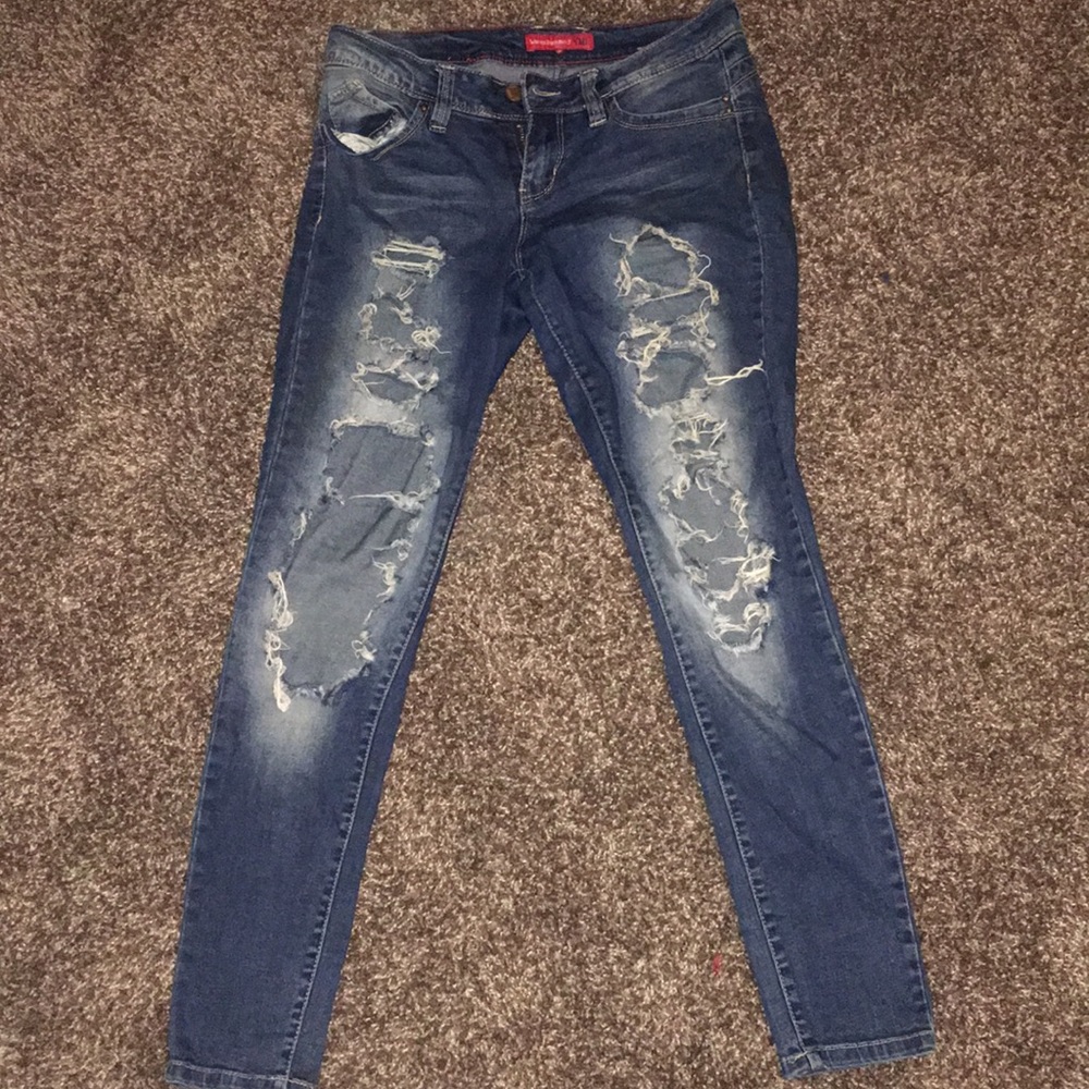 ripped jeans